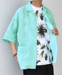 SHIPS any MEN/SHIPS any: ピュアリネン キャンプポケット ハーフスリーブ オープン シャツ◇/507957091