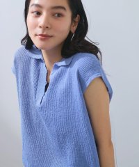 VIS/【WEB限定】スキッパーサマーニット【洗える】/507957537
