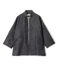 GALERIE VIE/ステイブルーデニム オーバージャケットコート/507957599