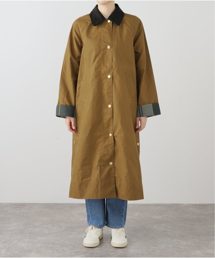 Barbour オレンジ レインコート サイズ10