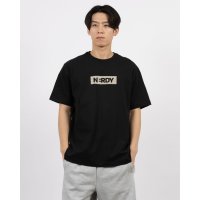 NERDY/ノルディ NERDY BLENK FRAME LOGO S/S T－SHIRT 　ブレンク フレーム ロゴ 半袖 Tシャツ（レッド）/507958309
