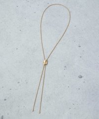 GOLDY/ゴールディ GOLDY ニュアンス プレート ループ タイイング ネック 3240603/507958358