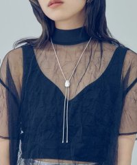 GOLDY/ゴールディ GOLDY ニュアンス プレート ループ タイイング ネック 3240603/507958358