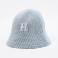 HOMEGAME/ホームゲーム HOMEGAME HOMEGAME － H LOGO COTTON KNIT HAT Lt.BLU【HG241415】/507958383