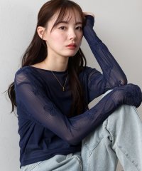 BLUEEAST/ブルーイースト BLUEEAST コード刺繍シアーカットソー/507958388