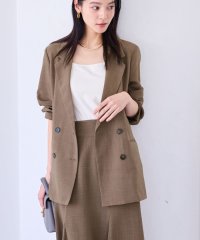 VIS/【新色追加】【美easy】リネンライクリラックスジャケット【接触冷感/洗える】【セットアップ対応】/507958524