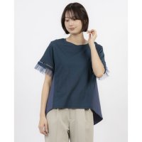 Anna Nicola/アンナニコラ Anna Nicola ロゴレースカットソープルオーバー/507953645