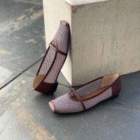 MODE ET JACOMO/モード エ ジャコモ MODE ET JACOMO スクエアトゥメッシュパンプス/507954060