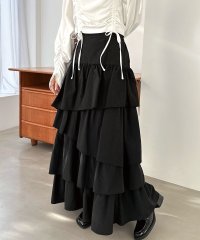 and　Me.../アンドミー andme ランダムフリル ティアード ロング スカート/507958528
