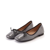 Lace Ladies/レースレディース Lace Ladies スクエアトゥ スパンコール リボン フラット パンプス/507958585
