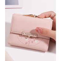 Lace Ladies/レースレディース Lace Ladies レザー調 コンパクト スクエア 花柄 三つ折り ウォレット/507958653