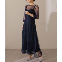Lace Ladies/レースレディース Lace Ladies 【2点セット】レーストッパー付き ロング フレア ワンピース/507958768