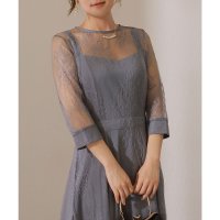 Lace Ladies/レースレディース Lace Ladies 【2点セット】レーストッパー付き ロング フレア ワンピース/507958768