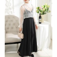 Lace Ladies/レースレディース Lace Ladies 【2点セット】シアー ボレロ付き キャミソール マキシ ワンピース/507958772