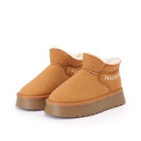 Lace Ladies/レースレディース Lace Ladies 内ボア 厚底 フラット ムートン風 ブーツ/507958800