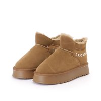 Lace Ladies/レースレディース Lace Ladies 内ボア 厚底 フラット ムートン風 ブーツ/507958800