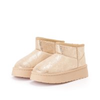 Lace Ladies/レースレディース Lace Ladies パイソン風 内ボア ボリューム ショート ブーツ/507958826