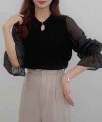 CENEA/セネア CENEA CENEA シアーキャンディースリーブニット/507959017