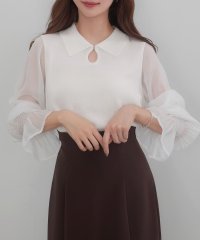 CENEA/セネア CENEA CENEA シアーキャンディースリーブニット/507959017