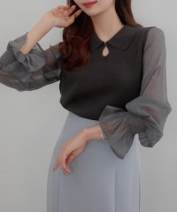 CENEA/セネア CENEA CENEA シアーキャンディースリーブニット/507959017