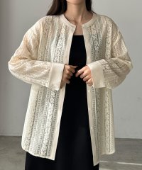 Louere/ルエレ Louere Louere ワイドスリーブレースシャツ/507959032