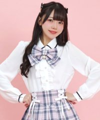 Secret Honey/シークレットハニー Secret Honey チェックリボン付ダブルフリルブラウス/507959076