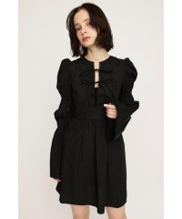 SLY/FRONT RIBBON PUFF SLEEVE ワンピース/507959971