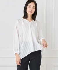 INED/イネド INED 《大きいサイズ》からみ織ブラウス/507960087