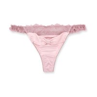 fran de lingerie/フランデランジェリー fran de lingerie 更にセクシーに洋服に響かない！ 「ふわ盛サテン タンガ」 Tバック タンガ【返品不可商品】/502807384