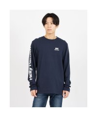 HELLY HANSEN/ヘリーハンセン HELLY HANSEN ロンT カットソー 長袖 コットン100% ロゴ クルーネック 袖プリント ワンポイント HH 53465/507933622