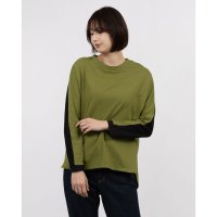 A.N.L/エー・エヌ・エル A.N.L バイカラー長袖プルオーバー/507953650