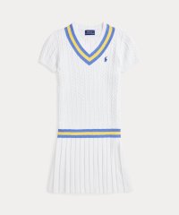 POLO RALPH LAUREN/(ガールズ 7才～16才)クリケットストライプ コットン セーター ドレス/507957926