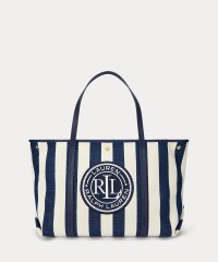 LAUREN RALPH LAUREN/ストライプド ヘリンボーン ラージ Emerie トート/507958027