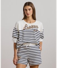 LAUREN RALPH LAUREN/ストライプド フレンチ テリー クロップド スウェットシャツ/507958069