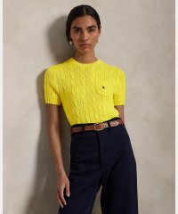 POLO RALPH LAUREN/ケーブルニット コットン ショートスリーブ セーター/507958123
