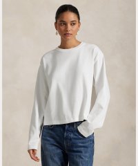 POLO RALPH LAUREN/クロップド コットン ジャージー ロングスリーブ Tシャツ/507958134