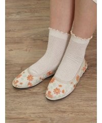 Samansa Mos2/花柄刺繍シアーシューズ/507963083
