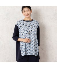 MISSEL/【洗える・日本製】幾何柄チュニック/507963274