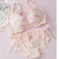 fran de lingerie/フランデランジェリー fran de lingerie ふんわり優しいデザインすっきりラインの谷間メイクブラ 「ワンダーリフトブラ 005 ペアブラジャー（ワイ/507963480