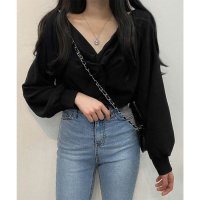miniministore/ミニミニストア miniministore フロントねじり シャツブラウス Vネック/507963495