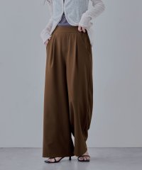etoll./エトル etoll. ストレッチタックワイドパンツ/507963555