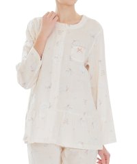 Narue/ナルエー Narue ダブルガーゼキャットペプラムパジャマ/507963589
