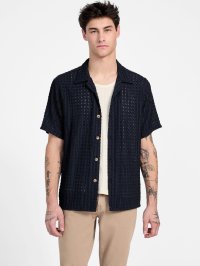 GUESS/ゲス GUESS SS Liam Jacquard Knit Shirt/507963619