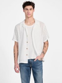GUESS/ゲス GUESS SS Liam Jacquard Knit Shirt/507963619