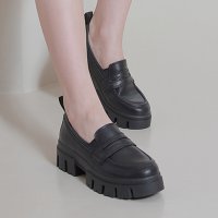 bussola/ブソラ bussola 撥水厚底デザインソールローファー/507963681