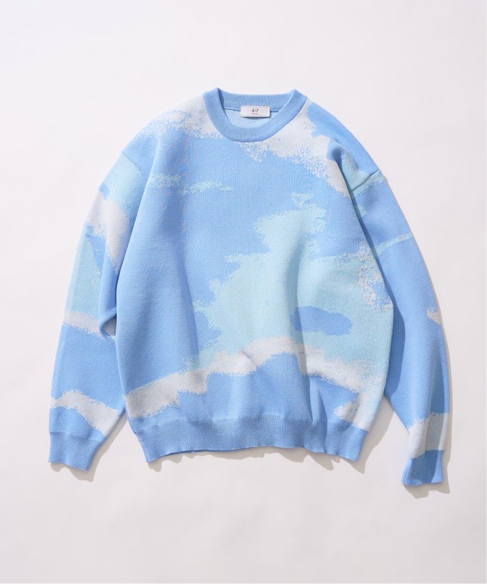 スプラッシュパターン ジャガードニット(507964143) | フォーワンセブン エディフィス(417 EDIFICE) - d fashion スプラッシュパターン ジャガードニット(507964143) | フォーワンセブン エディフィス(417 EDIFICE) - d fashion