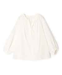 Ballsey/クリスタルコットン スキッパーブラウス/507964218