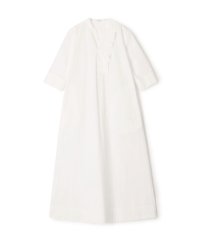 MACPHEE/コットンタイプライター フロントフリルワンピース/507964221
