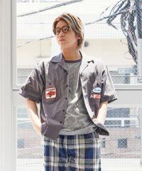 PAL OUTLET/【Kastane】【WHIMSIC】ワッペン付きオープンカラーシャツ/507964334