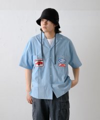 PAL OUTLET/【Kastane】【WHIMSIC】ワッペン付きオープンカラーシャツ/507964334
